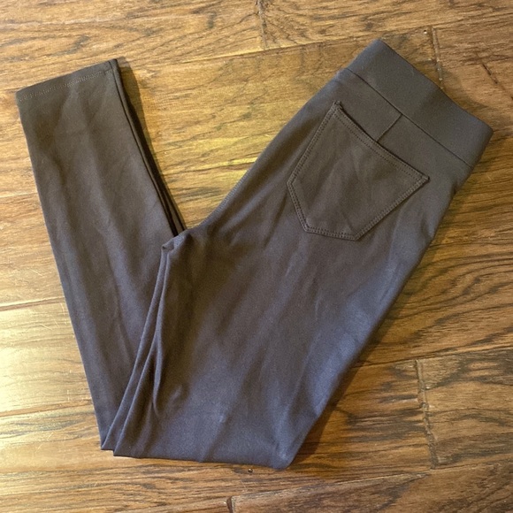 Style & Co. dark brown Medium womens jeggings tights pants business casual dress - Picture 6 of 6